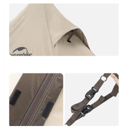 Lều kim tự tháp lục giác cho 3-4 người NatureHike NH20ZP013 phù hợp du lịch dã ngoại cắm trại camping picnic