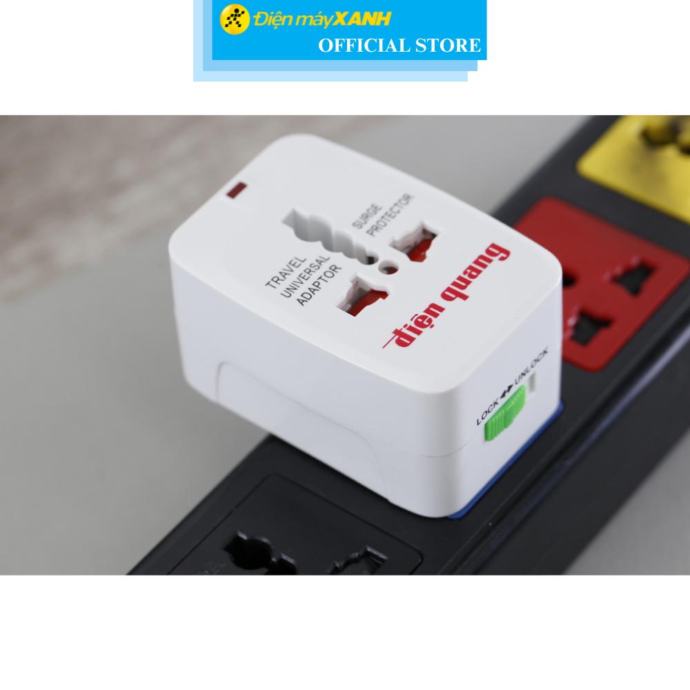 Adapter du lịch Điện Quang TV-01 - Hàng Chính Hãng