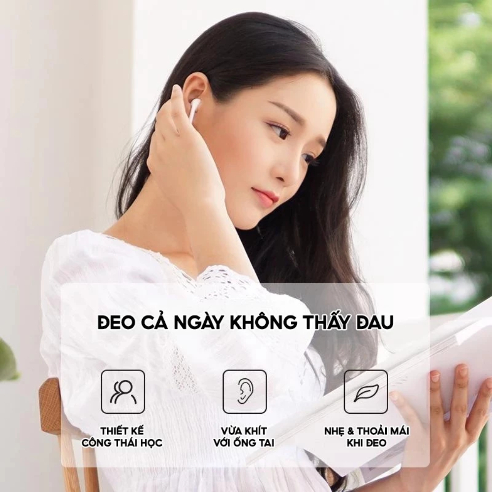 Tai nghe điện thoại Iphone cổng Lightning, dùng cho từ iphone 7 đến iphone 14 pro max - Hàng chính hãng