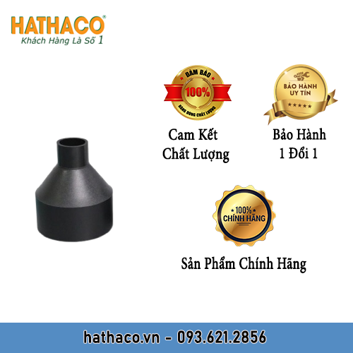 Côn Thu Hàn 160 Thu Về Ống 63 - 75 - 90 - 110 - 125 - 140 Dùng Cho Ống HDPE