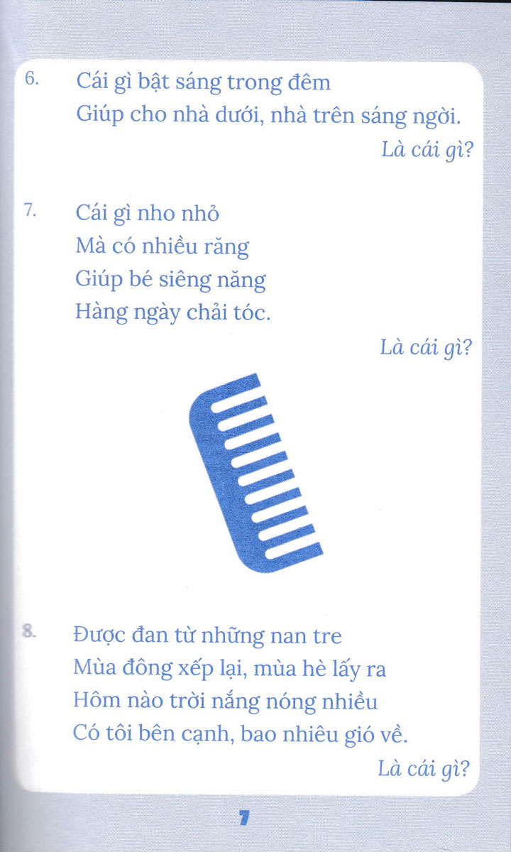 Đố Vui Luyện Trí Thông Minh: Về Đồ Dùng Gia Đình, Đồ Dùng Học Tập