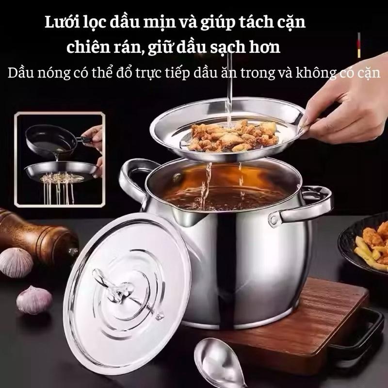 [AnhOtShop] Âu Lọc Dầu Mỡ Đa Năng – Bình Lọc Dầu Mỡ 2 Trong 1, Đựng Mỡ, Lọc Cặn, Giữ Dầu Sạch Thơm Ngon Lâu