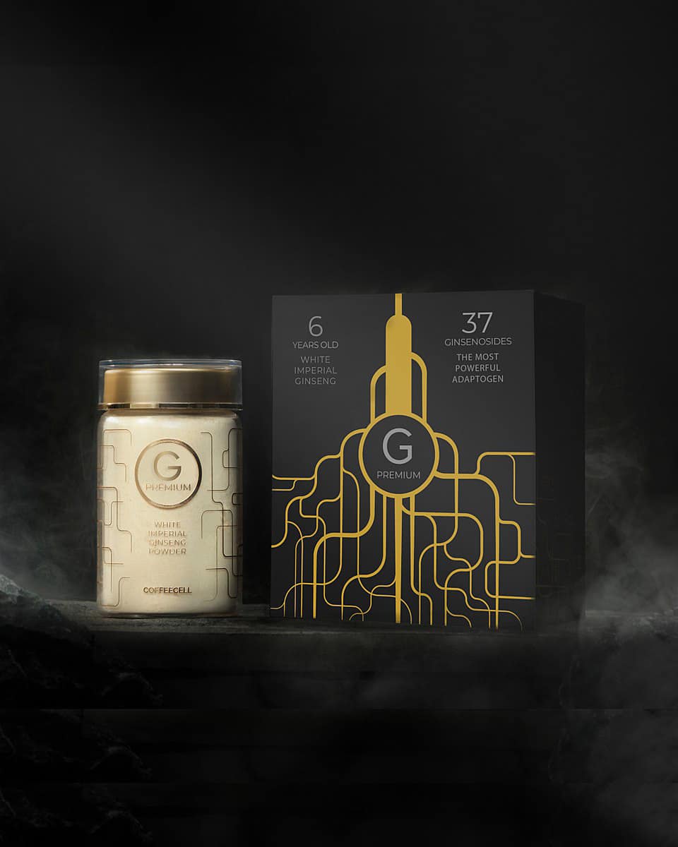 Bột Nhân Sâm Thượng Hạng BH Premium Với Bạch Sâm Hoàng Đế COFFEECELL - Dinh Dưỡng Thần Kinh, Năng Lượng & Sức Mạnh - Hàng Chính Hãng