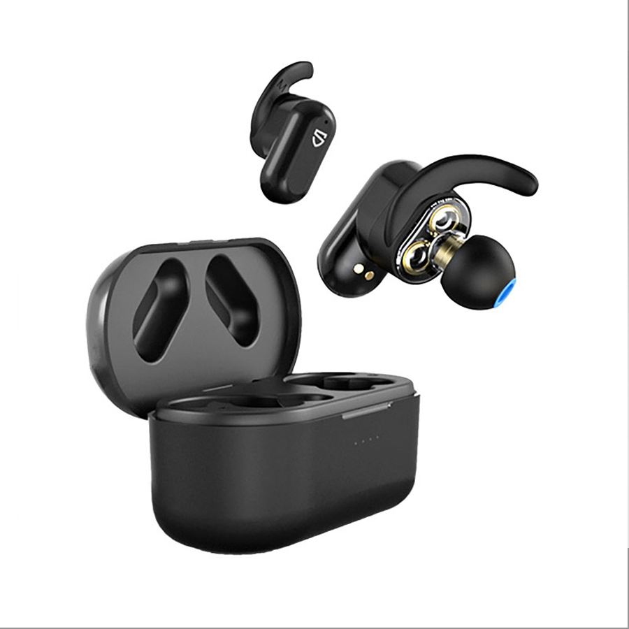 Tai nghe bluetooth TrueWireless Earbuds SOUNDPEATS TrueGine2 Bluetooth V5.0, thời gian nghe nhạc 7h - Hàng chính hãng