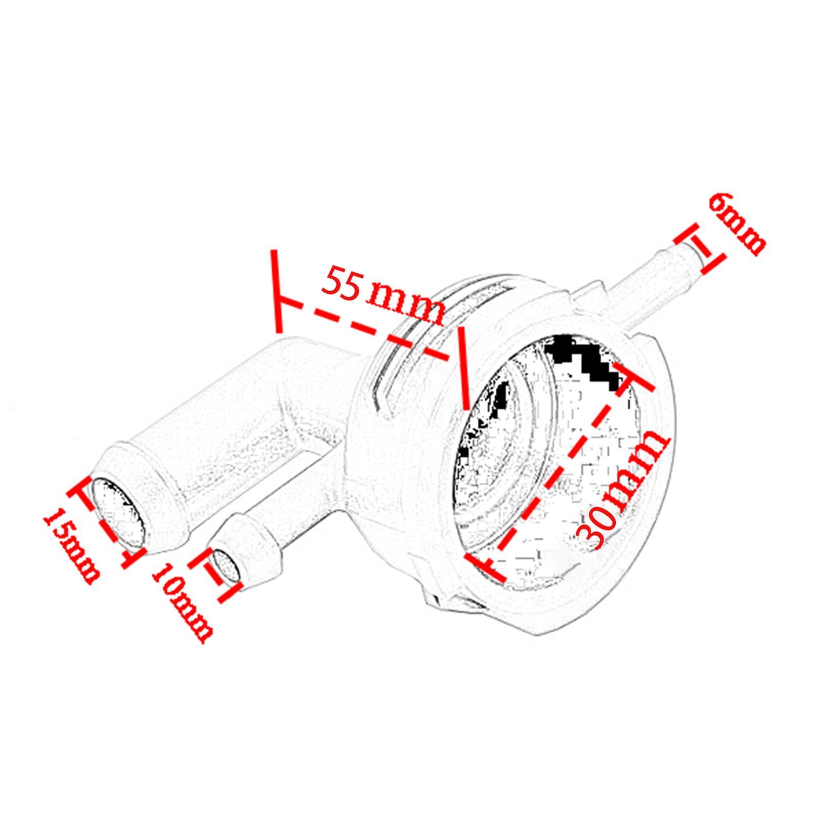 Motorcycle  Filler Neck Tube Hose Connector for  CBR1000rr