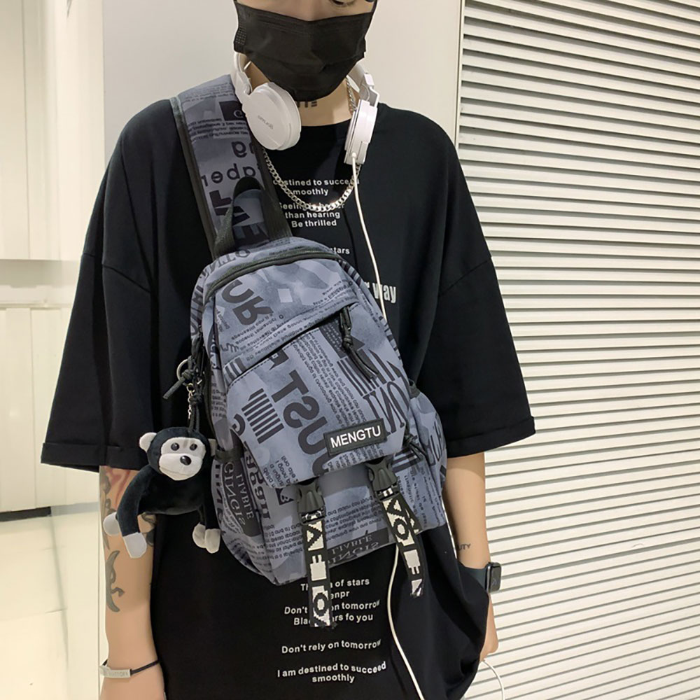 Túi đeo chéo - đeo ngực Ulzzang T0175 chống thấm nước unisex nam nữ phong cách thời trang cá tính