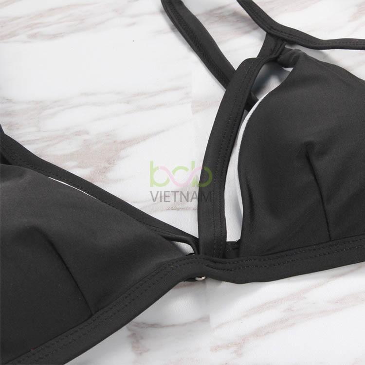 Bikini 2 Mảnh Sexy Đi Biển Du Lịch Mùa Hè Chất Liệu Thun Co Giãn Chất Đẹp Dành Cho Nữ