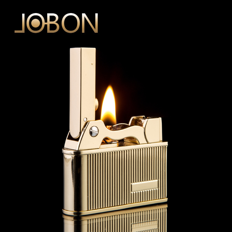 Vỏ Hột Quẹt Bật Lửa Jobon ZB612 Thiết Kế Cổ Điển, Sang trọng - Dùng Xăng Đá Cao Cấp