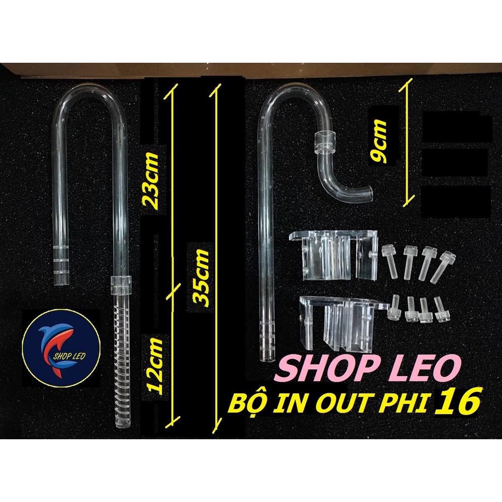 Bộ in out ACRYLIC xoay 360 độ - in out thủy sinh - bộ in out cao cấp - Phụ kiện lọc - phụ kiện thủy sinh-ShopLeo