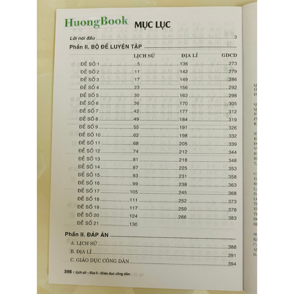 Sách - Bộ Đề Thi Tổ Hợp Trung Học Phổ Thông Khoa Học Xã Hội