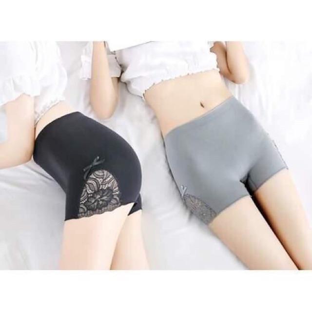 Set 4 Quần Mặc Váy Nâng Mông Phối Ren Freesize - Hàng Chất Đẹp mã FLQ22 - Giao màu ngẫu nhiên