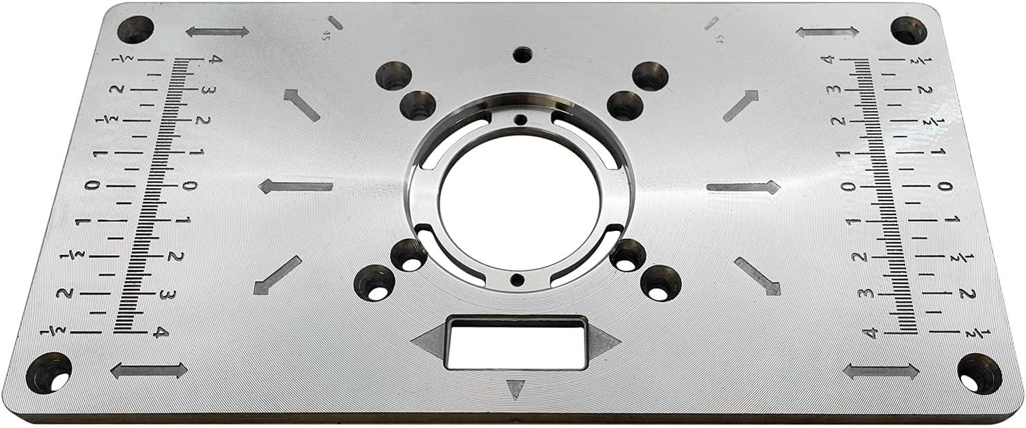 Bàn định tuyến nhôm Bàn định tuyến hợp kim nhôm Bàn tấm chèn Dụng cụ chế biến gỗ Máy phay cắt có nhẫn