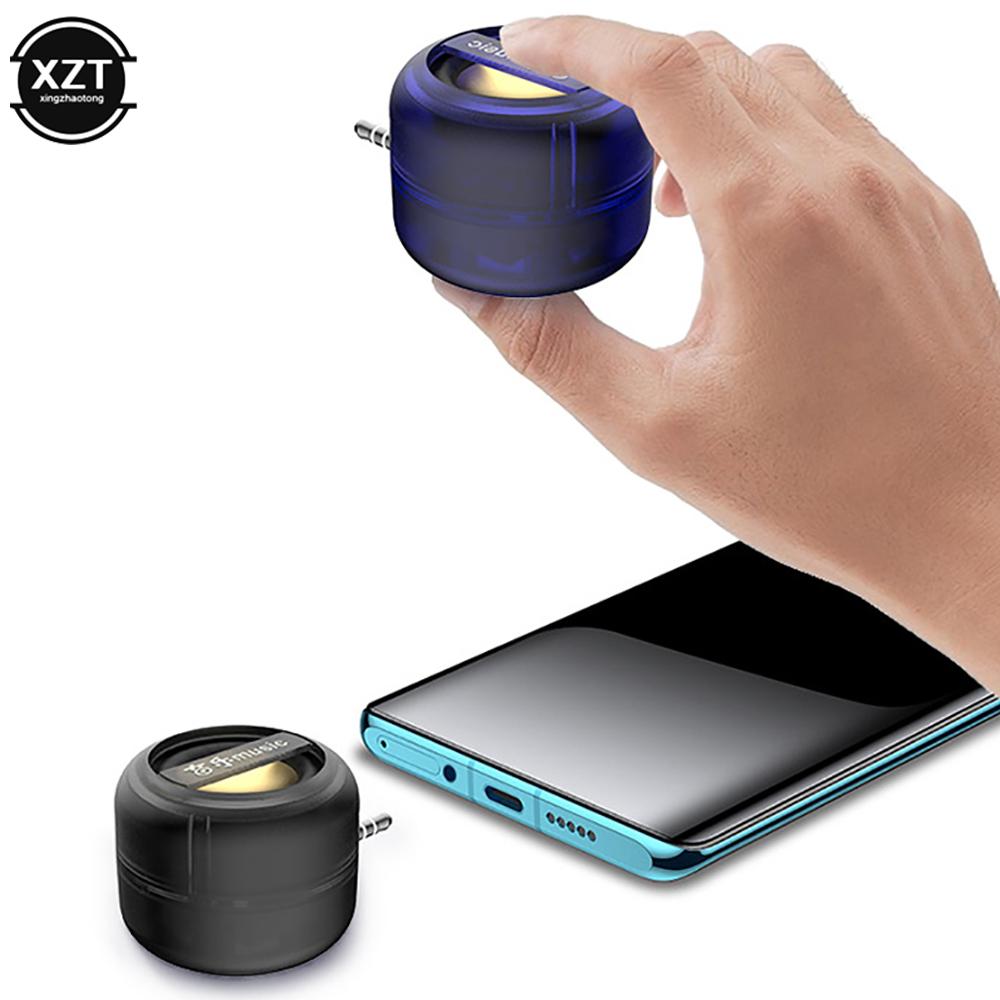 Mini Music Loa Cột âm thanh Hifi Stereo Sport cho máy tính xách tay điện thoại di động di động di động loa nhỏ có thể sạc lại 3,5mm Color: B