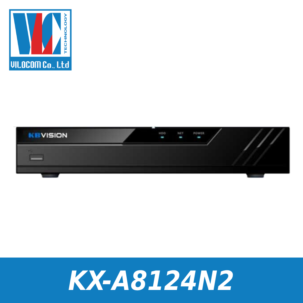 Đầu ghi IP 4 kênh KBVISION KX_A8124N2 - Hàng Chính Hãng