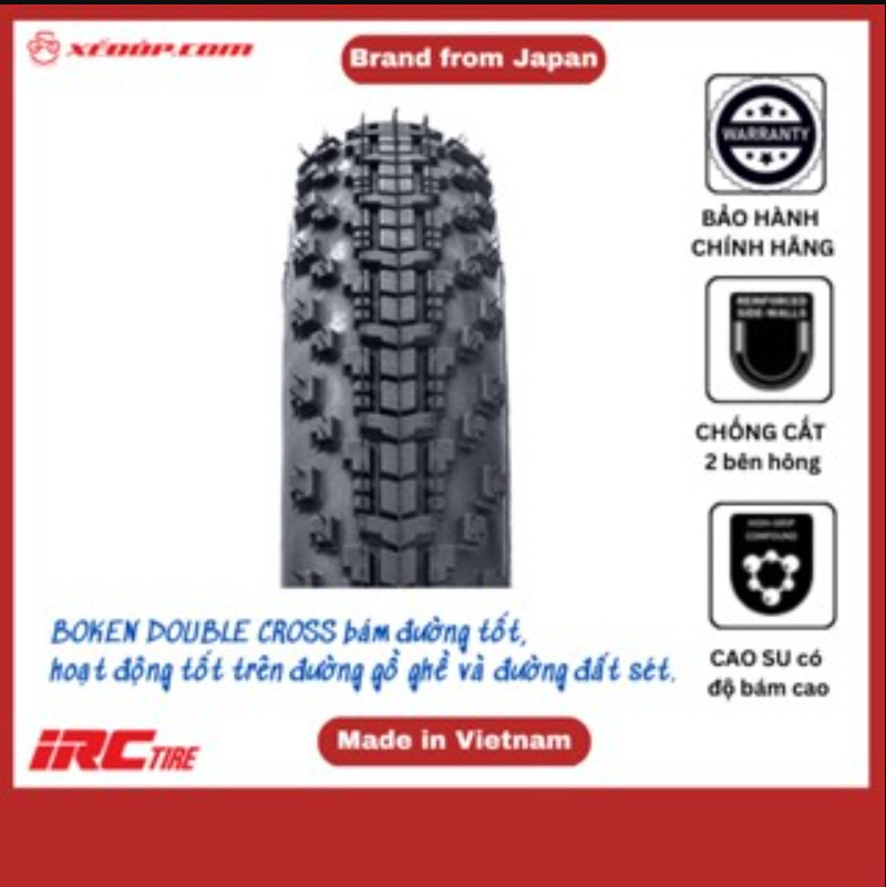 Lốp Xe Đạp GRAVEL Nhật Bản BOKEN DOUBLECROSS