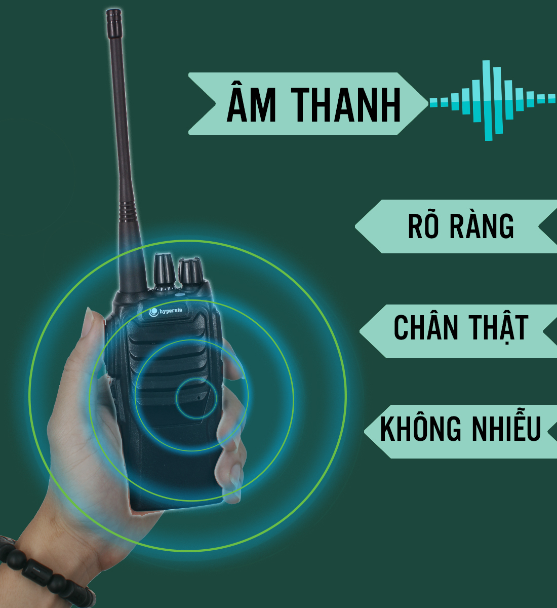 Bộ 4 bộ đàm A2 tầm xa hỗ trợ công nghệ Vox, lọc ồn, tái tạo âm thanh trung thực. - Hàng Chính Hãng.