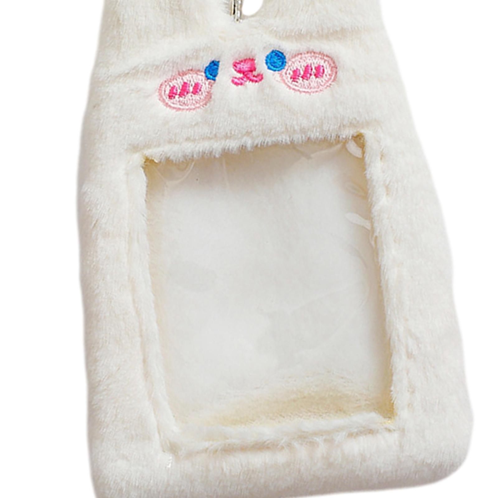 2x Plush Cartoon Photocard Holder Card Cover Practical Card Holder
