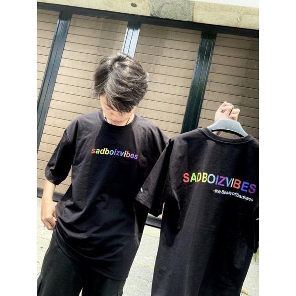 Áo thun unisex tay lỡ Sadboiz Sad Boiz 7 màu SADBOIZ SADBOIZVIBES || Hany shop