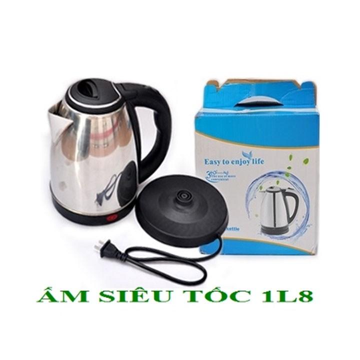 Ấm Siêu Tốc Inox 1.8 Lít