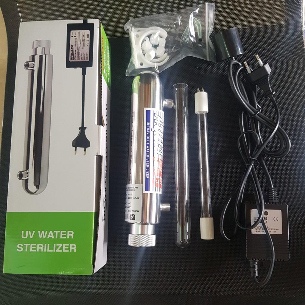 Bộ đèn UV diệt khuẩn 11W - 14w Aquapro đầy đủ adapter và phụ kiện - 14w