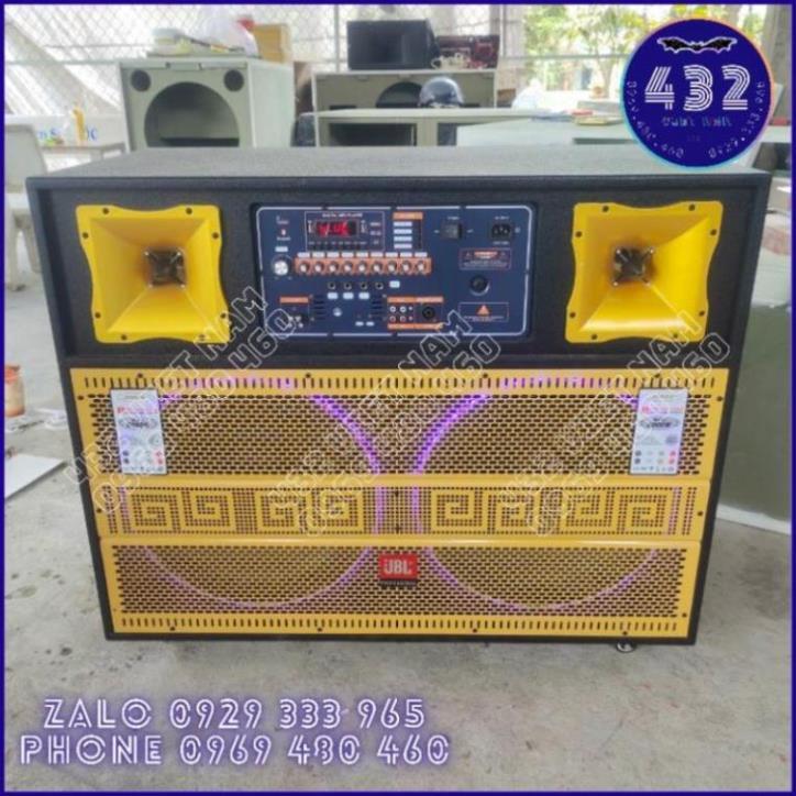 LOA KARAOKE KÉO 4 TẤC ĐÔI COIL 75 ĐẦY ĐỦ PHỤ KIỆN MICRO KIM LOẠI