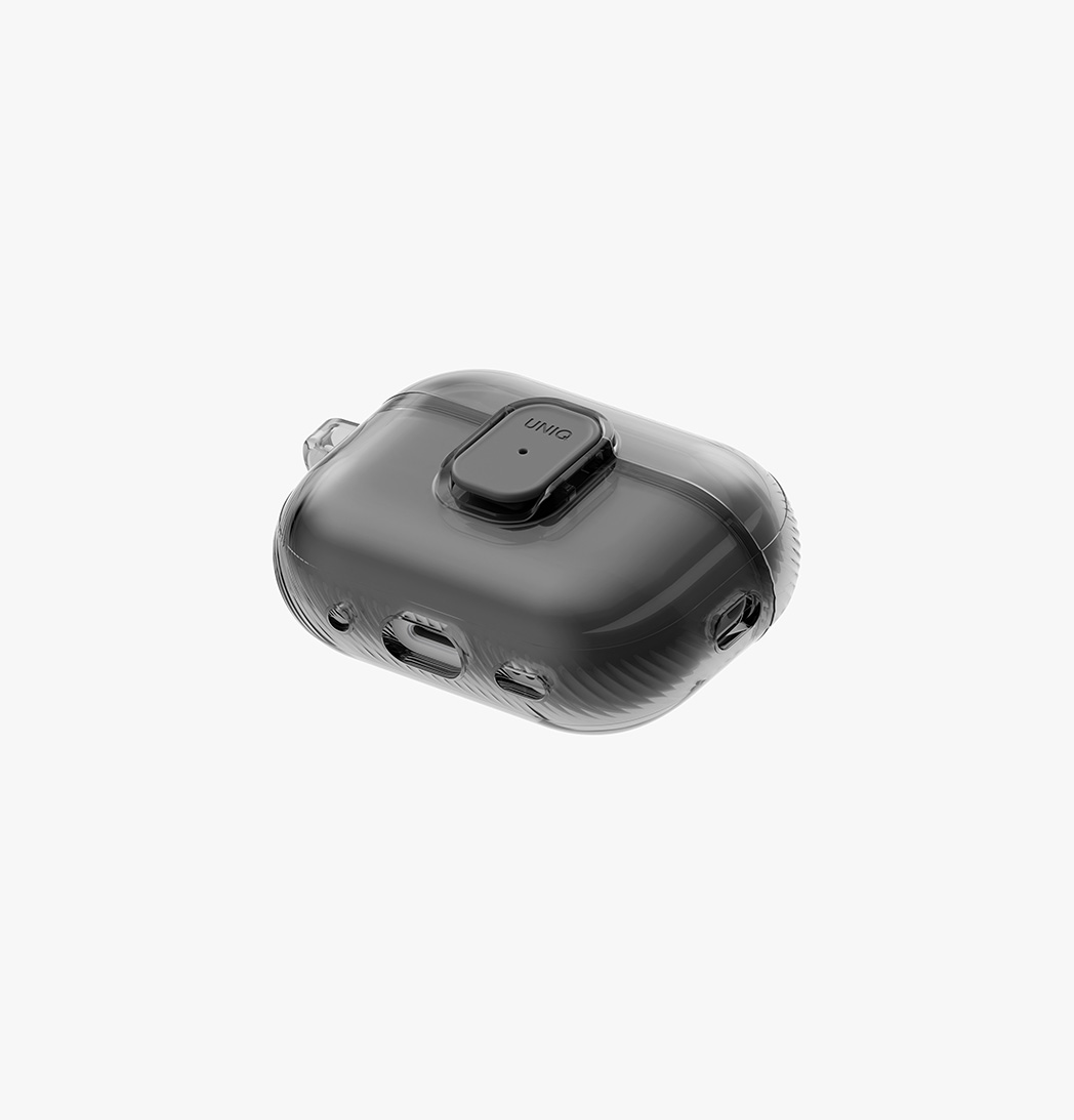 Ốp Bảo Vệ UNIQ GLASE PRO Cho Airpods Pro 3 Tinh Tế Giữ Vẻ Đẹp Thiết Bị Tinh Tế Khóa Cài Chắc Chắn Tặng Kèm Móc Nhôm Hàng Chính Hãng