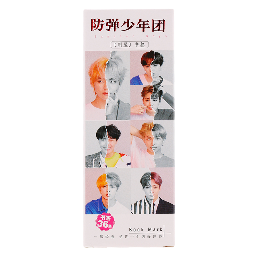 Bộ Bookmark Ban Nhạc BTS Mới - Mẫu 3