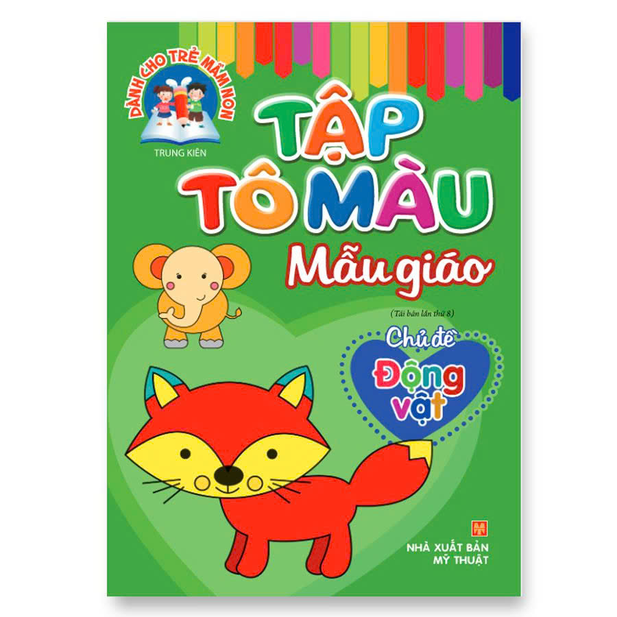 Bộ Túi Tập Tô Màu Mẫu Giáo (Bộ 8 Cuốn)