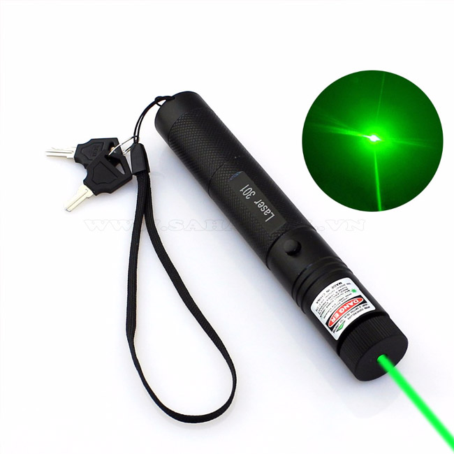 Đèn Laser siêu sáng Laze SD 303  full hộp kèm pin và củ sạc - Đèn pin laser ánh sáng xanh cao cấp chính hãng D Danido