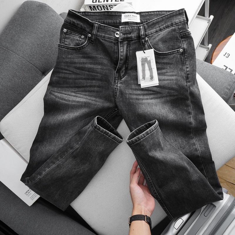 Quần jean nam skinny co giãn hàng cao cấp xuất khẩu màu bụi