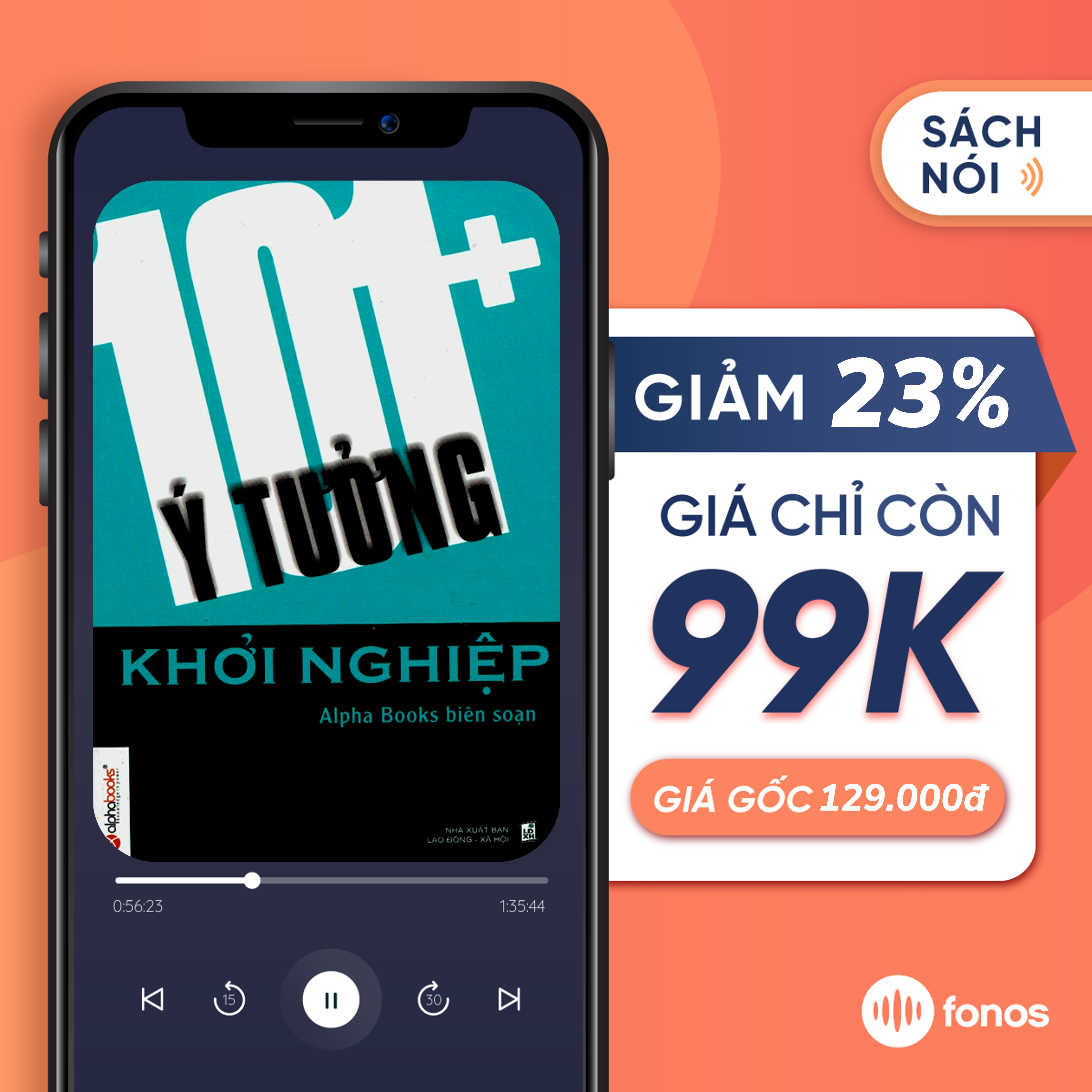 Sách nói Fonos : 101+ Ý Tưởng Khởi Nghiệp
