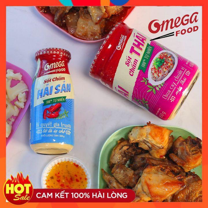 Combo 2 Chai Nước Sốt Chấm Hải Sản Và Sốt Chấm Thái Chuẩn Thái Lan Omega food