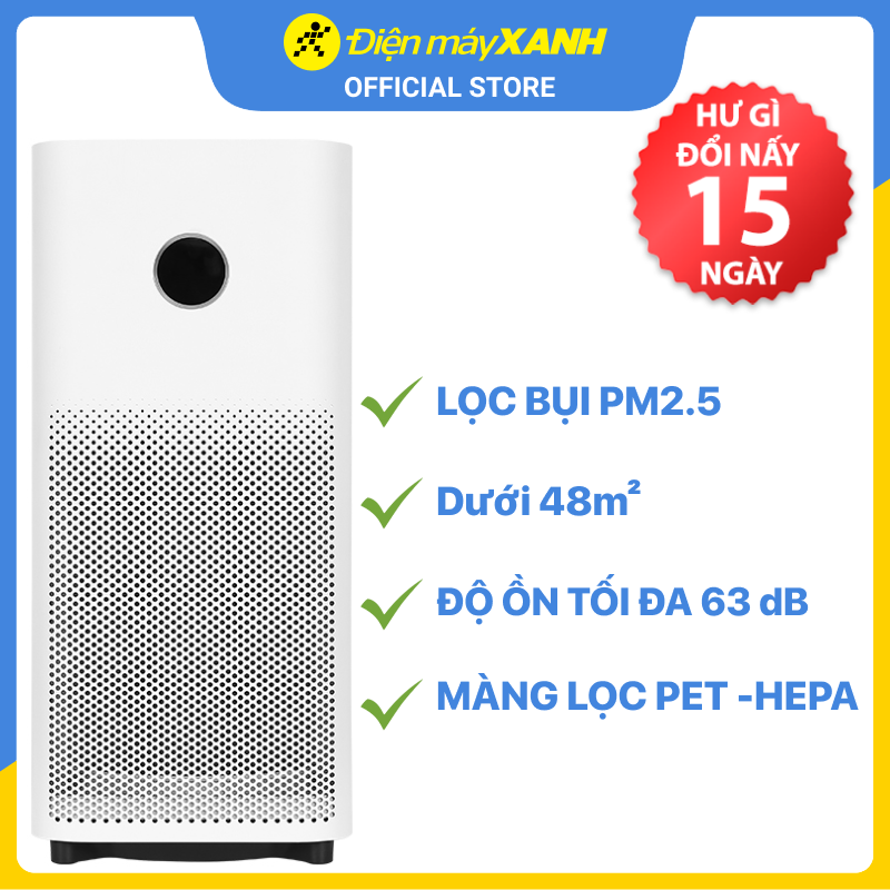 Máy lọc không khí Xiaomi Smart Air Purifier 4 - Hàng chính hãng