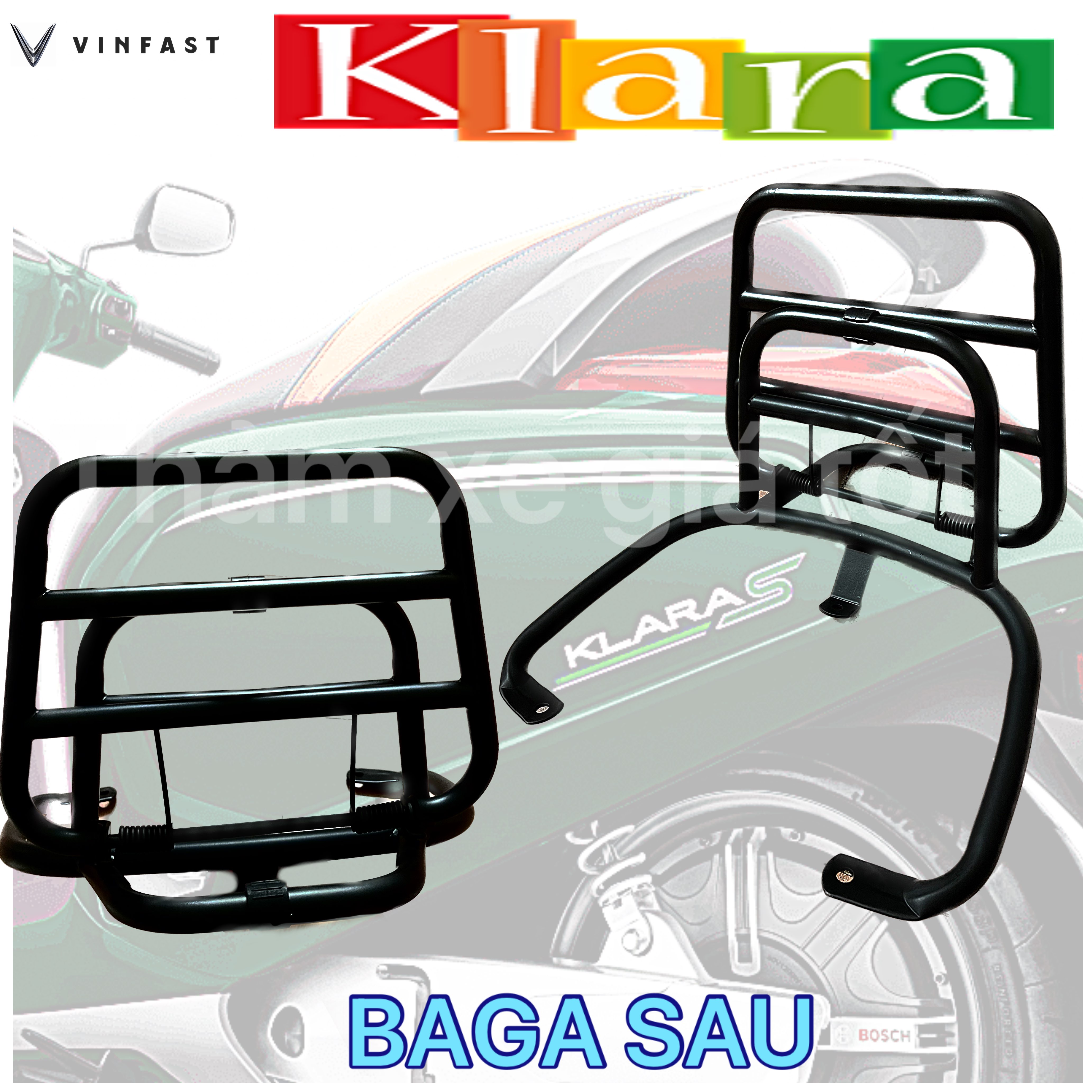 Baga trước, sau xe Vinfast Klara