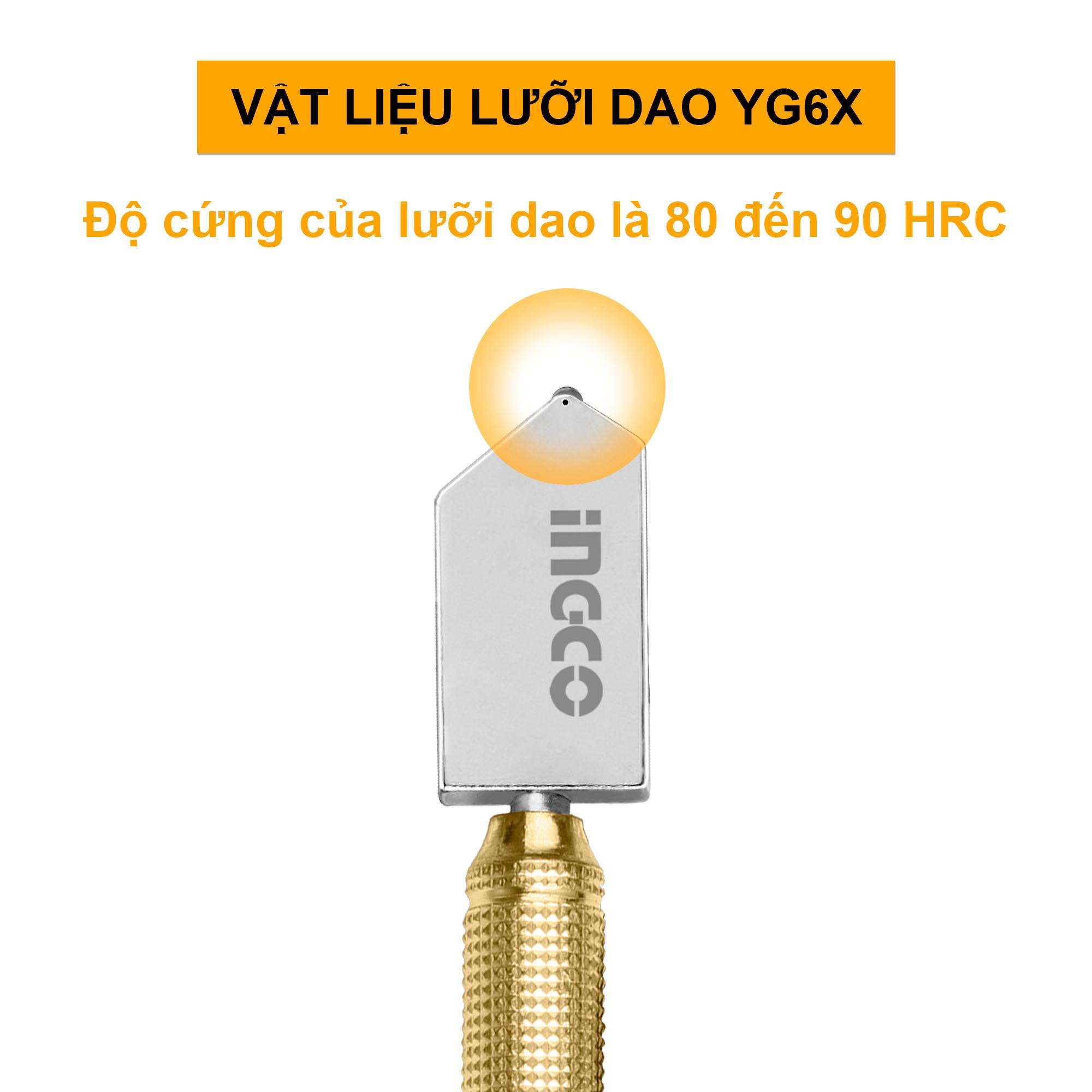 Dao cắt kiếng Ingco HGCT03