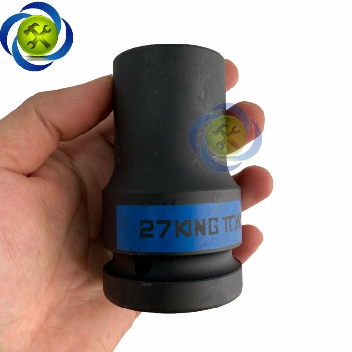 Tuýp 27mm 1 inch Kingtony 843527M loại dài 6 cạnh màu đen