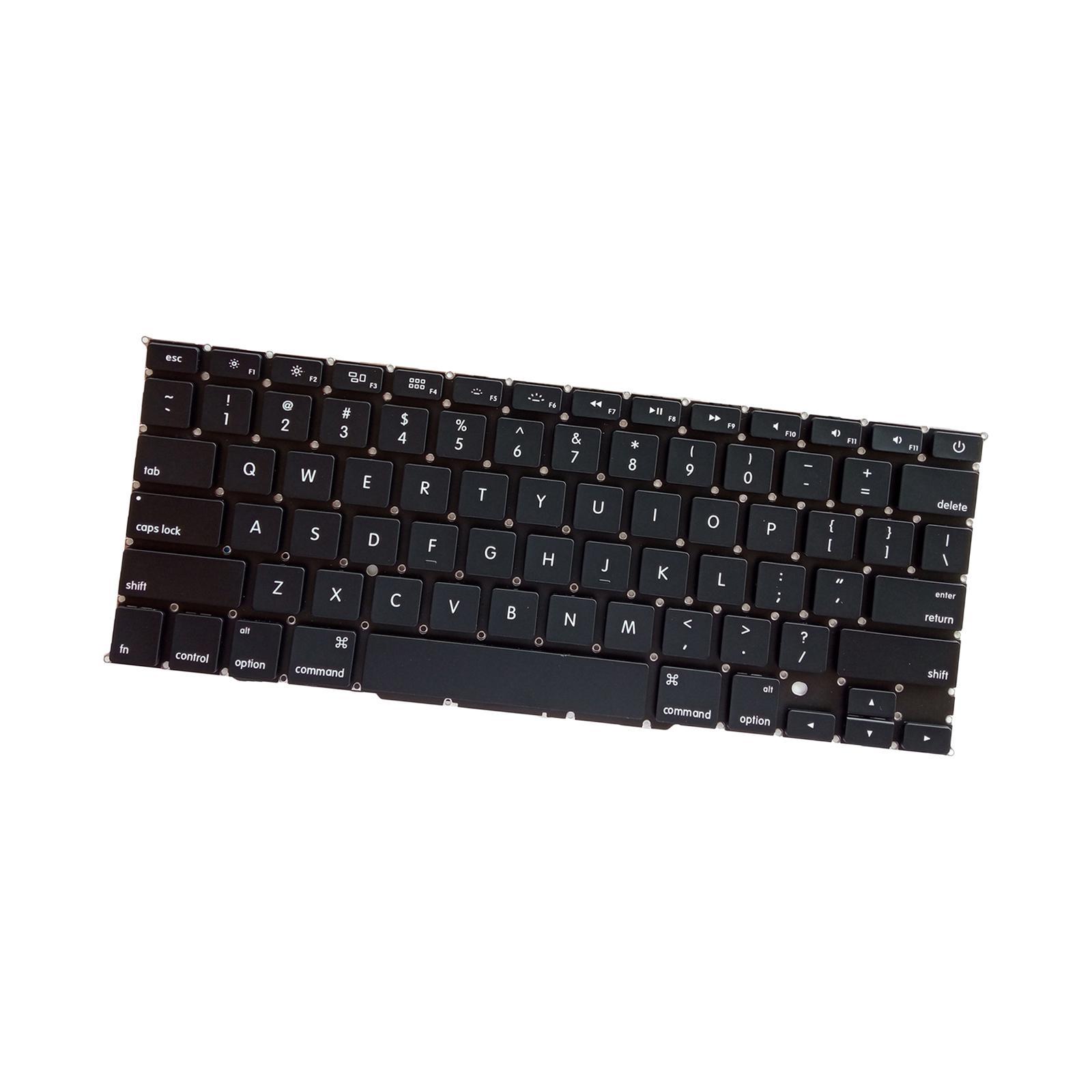 Laptop Replacement Keyboard US Layout Black English for A1398 ME665 ME663