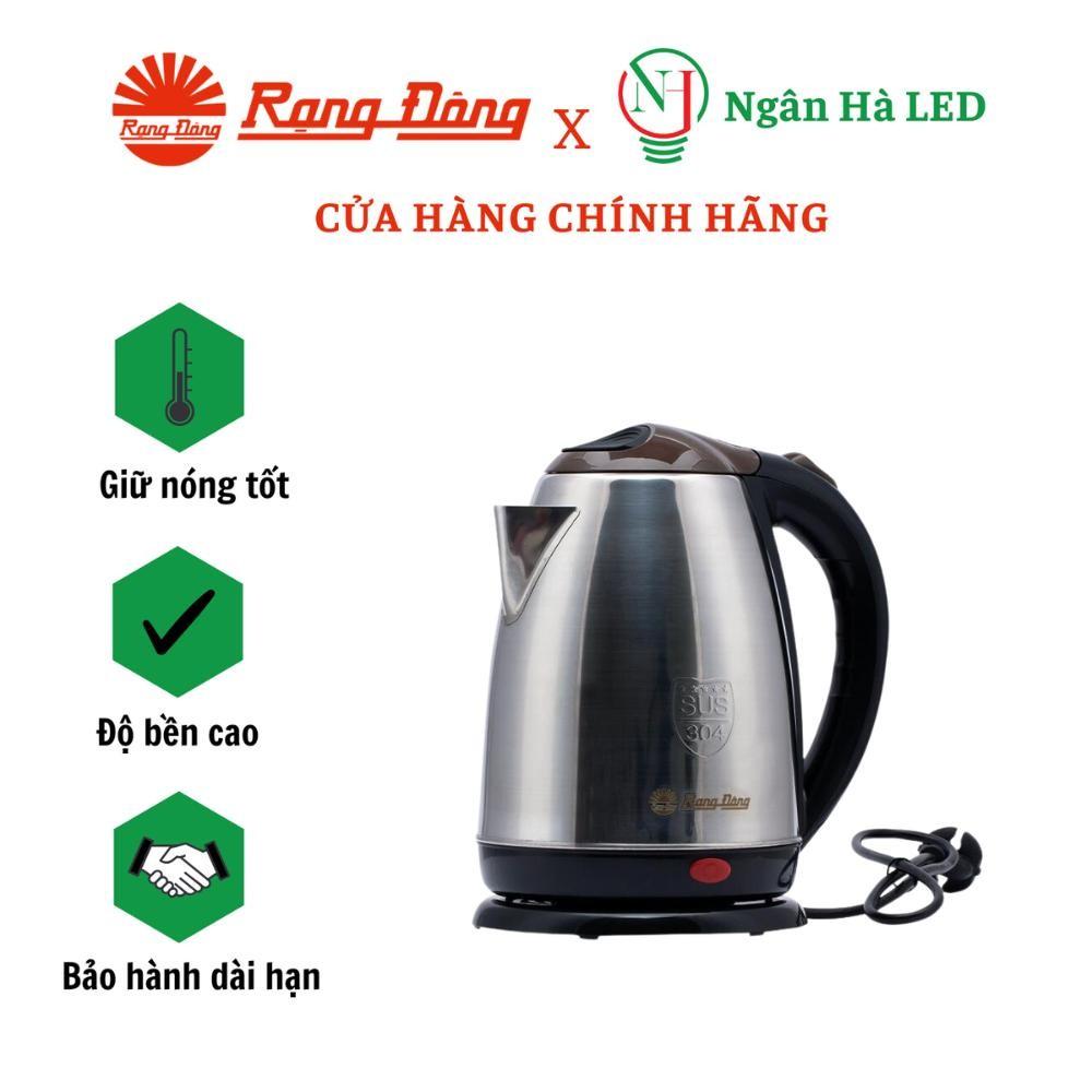 Ấm điện siêu tốc, ấm đun nước 1,8 lít RẠNG ĐÔNG Model: RD-AST18ST2