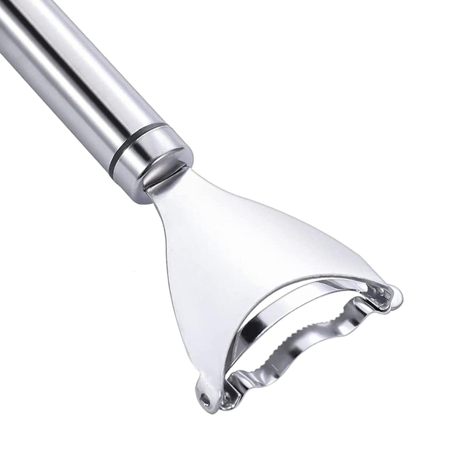 Corn Peeler,Kitchen Gadget,Stainless Steel Corn Thresher with Handle,Corn Stripper Corn Cob Stripper Tool,Thresher Corn Cutter from the Cob