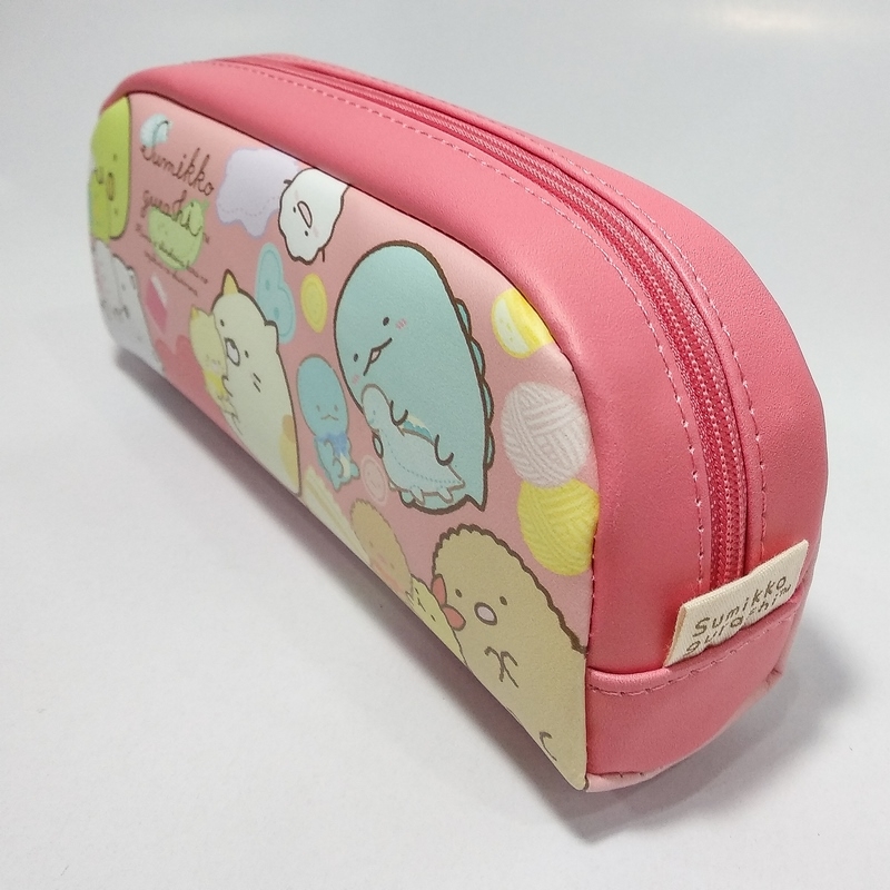 Bóp Viết Halfmoon 3 Sumikko Gurashi - Màu Hồng