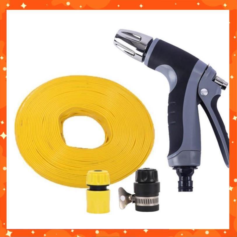 Bộ dây và vòi xịt tăng áp rửa xe tưới cây 206817