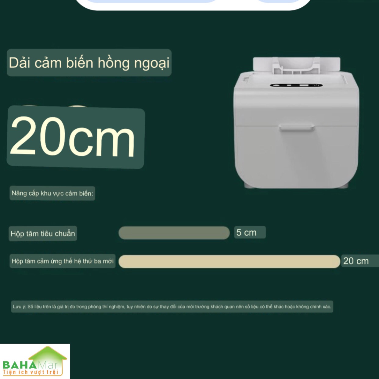 HỘP TĂM CẢM ỨNG HỒNG NGOẠI THÔNG MINH TỰ ĐỘNG BẬT MỞ NHẢ TĂM KHÔNG CẦN TIẾP XÚC &quot;BAHAMAR&quot; thiết kế hoàn toàn khép kín và xây dựng trong tia cực tím có thể ngăn ngừa gây hại các chất và côn trùng, và đảm bảo vệ sinh của tăm.