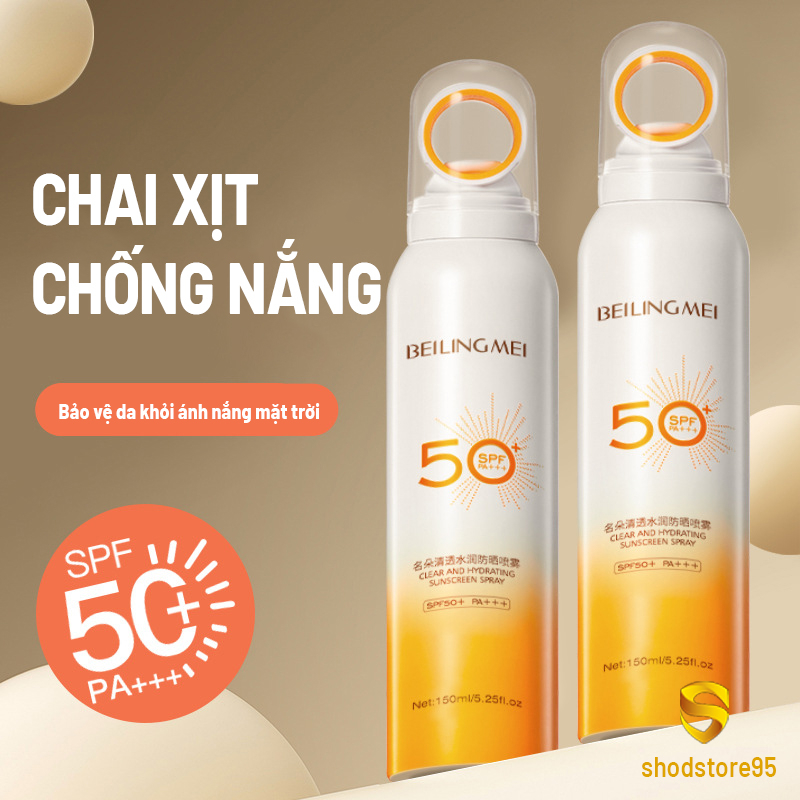 Chai xịt chống  tia UV