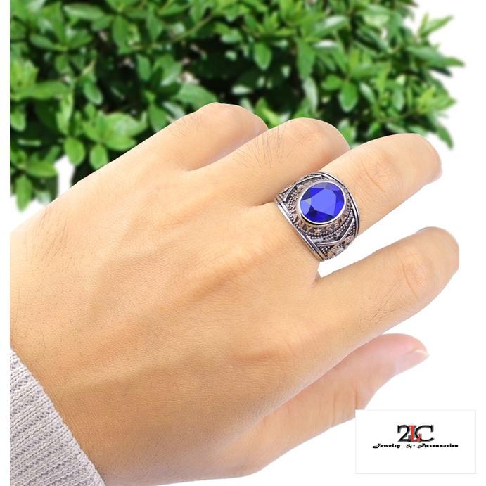 Nhẫn Nam Inox Màu Trắng Cá Tính Không Đen- QCNN16