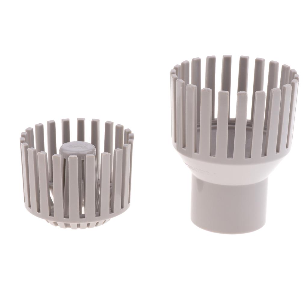 Plastic Aquarium Fish Tank Pond Filter Aquarium Drainage Inlet Outlet Filter