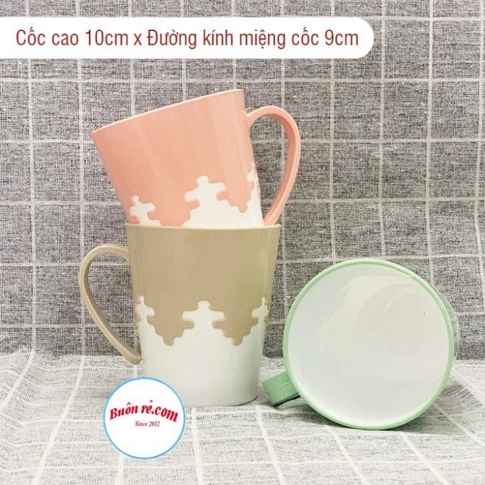 Combo 2 Cốc Nhựa Có Quai Cầm No.6266 - giao hình và màu ngẫu nhiên