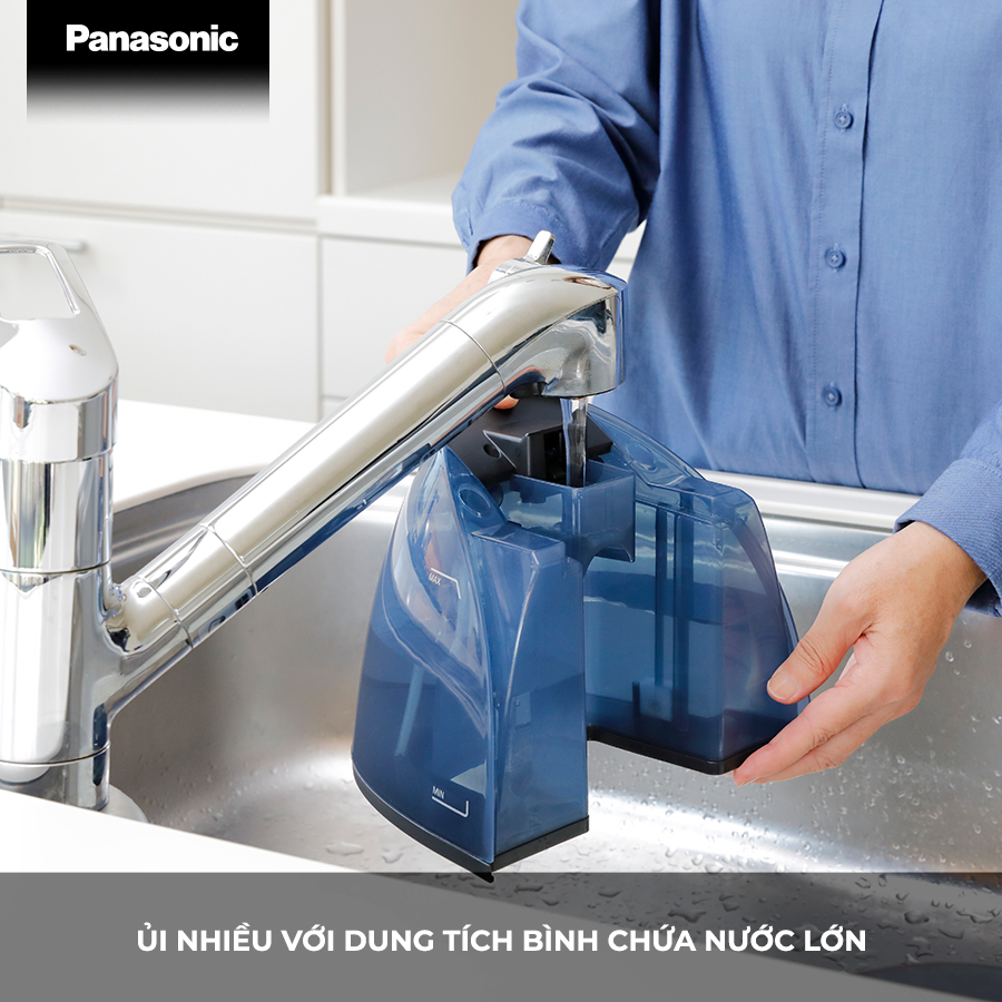 Bàn ủi hơi nước cao cấp Panasonic NI-GT200ARA – Ủi phẳng cực nhanh - Diệt khuẩn tối ưu – Tự ngắt đảm bảo an toàn – Ngăn ngừa cặn bám - Hàng chính hãng