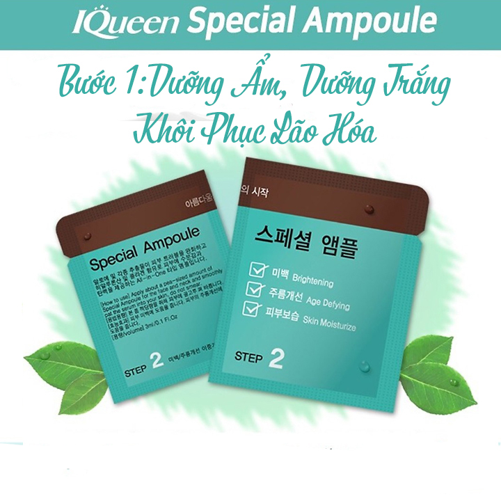 Mặt Nạ Tinh Chất Tế Bào Gốc Thực Vật The Rucy IQueen 3in1 Aloe Mask Pack