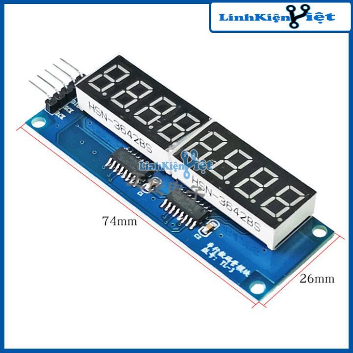 Module Led 7 Thanh 8 Số - HC595