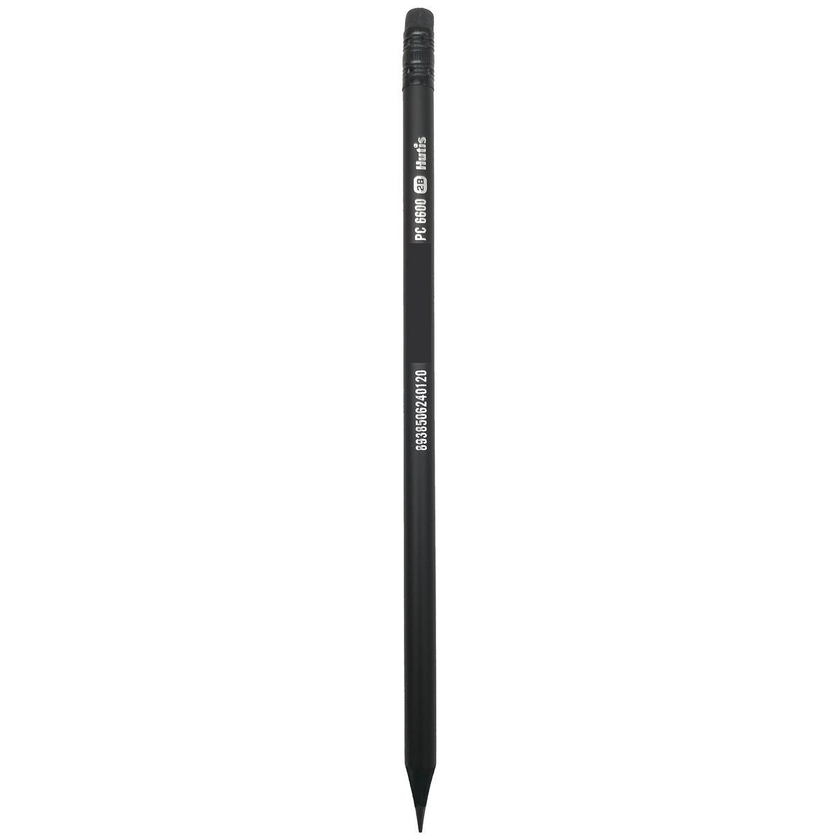 Bút Chì Gỗ 2B - Hutis PC-6600 - Màu Đen